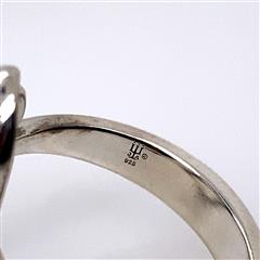 James Avery Heart to Heart Sterling Silver Ring